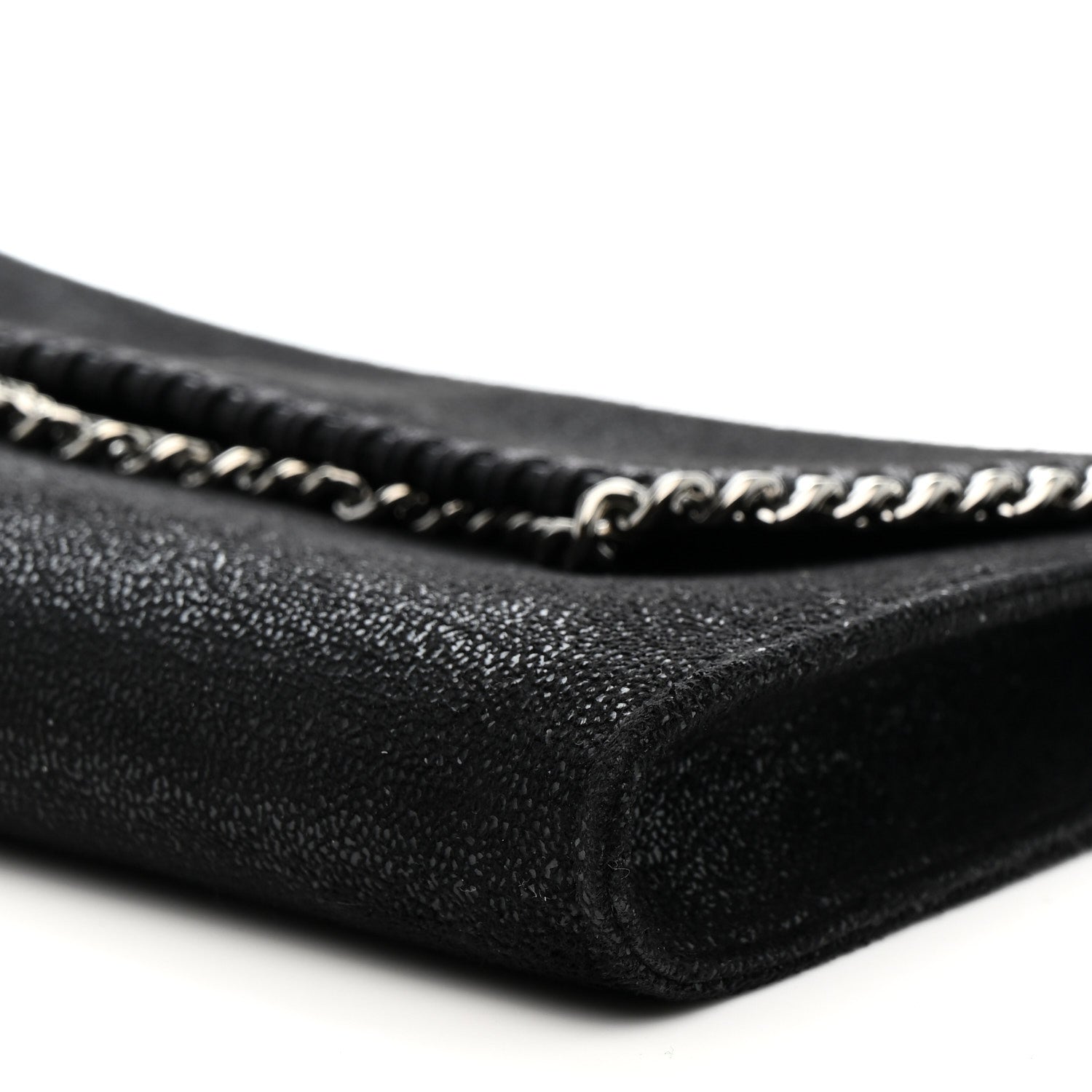Stella McCartney Shaggy Deer Mini Falabella Crossbody Bag Black 9 of 11