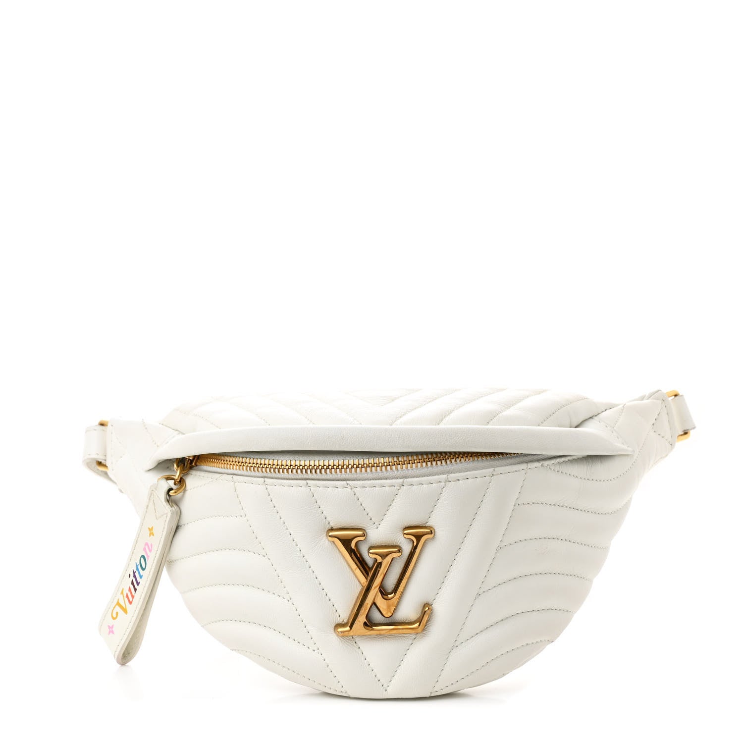 Louis Vuitton Calfskin New Wave Bumbag Snow 1 of 11