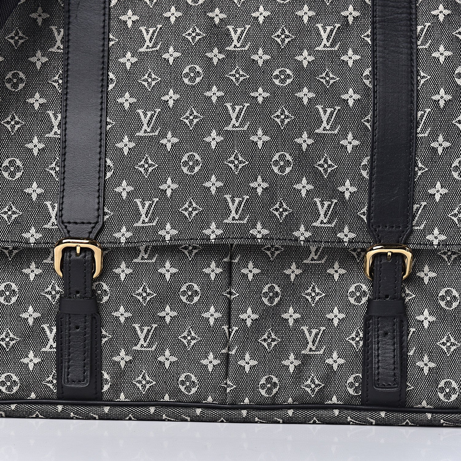 Louis Vuitton Mini Lin Sac a Langer Diaper Bag Black 7 of 11