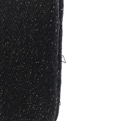 Chanel Lurex Canvas Deauville Cosmetic Pouch Navy Blue Gold 8 of 8