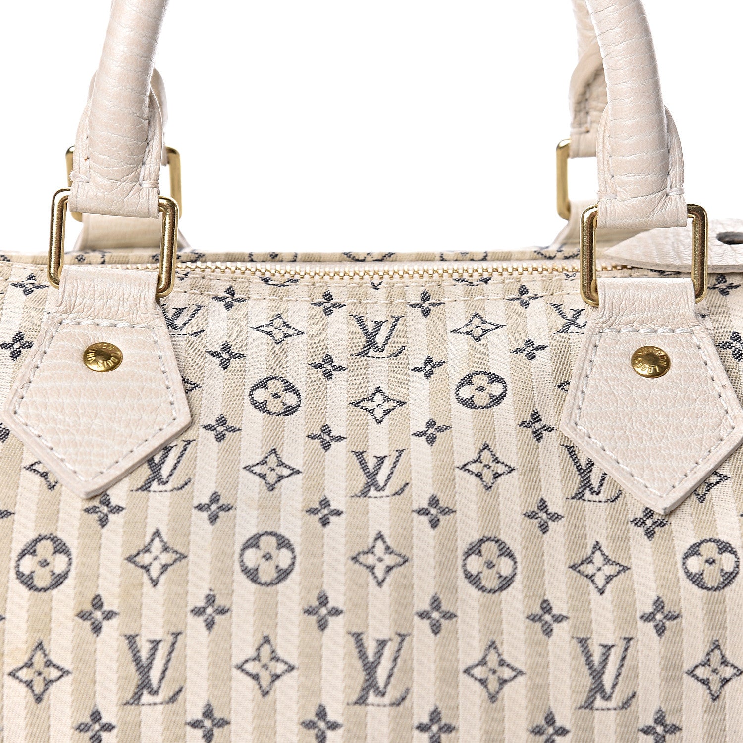 Louis Vuitton Mini Lin Croisette Speedy 30 Blue 11 of 11