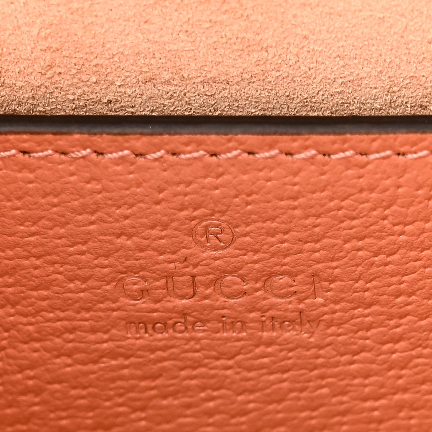 Monogram Textured Dollar Calfskin Small Ophidia Chain Shoulder Bag Cloche Rose Pink