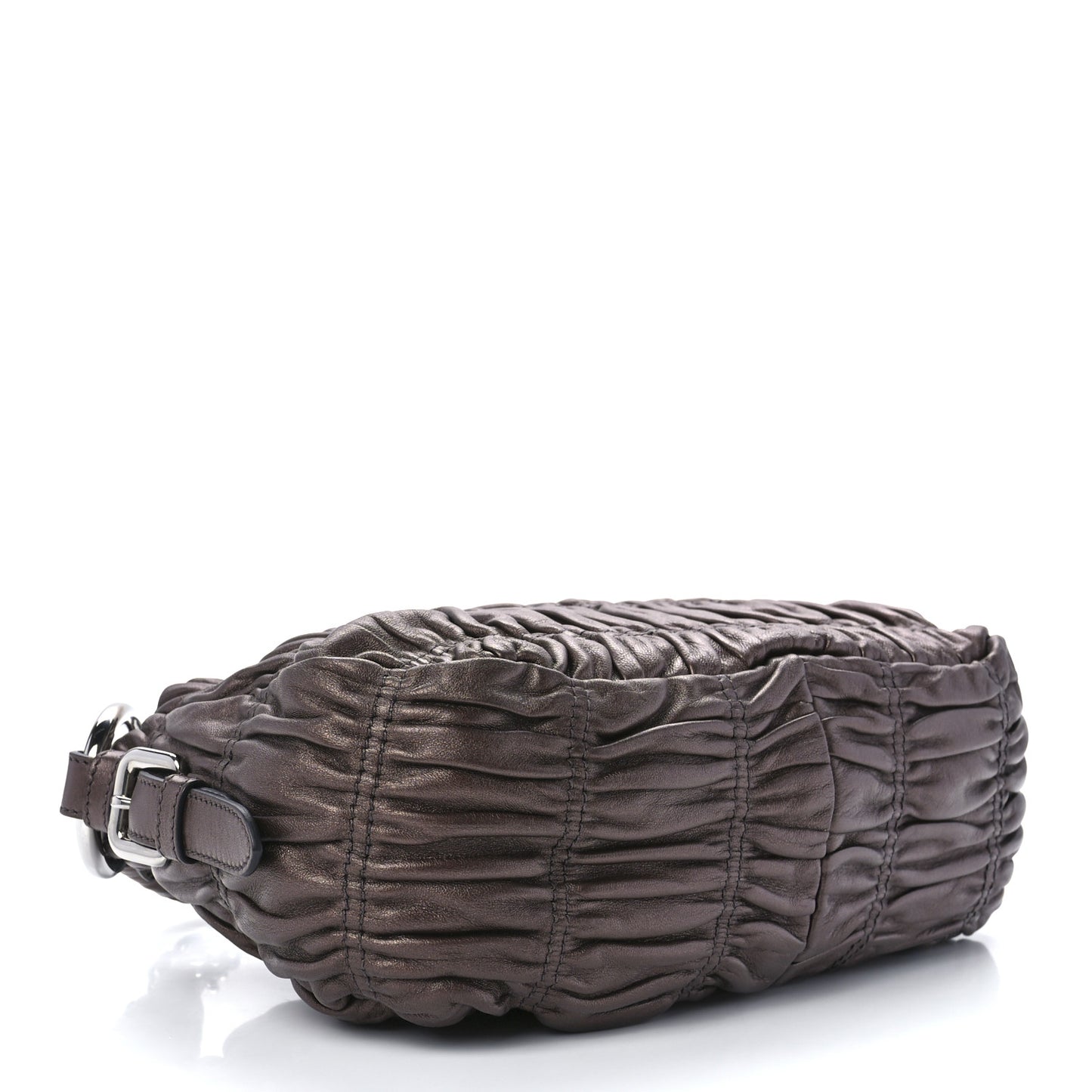 Nappa Gaufre Mordore Chain Bag Brown