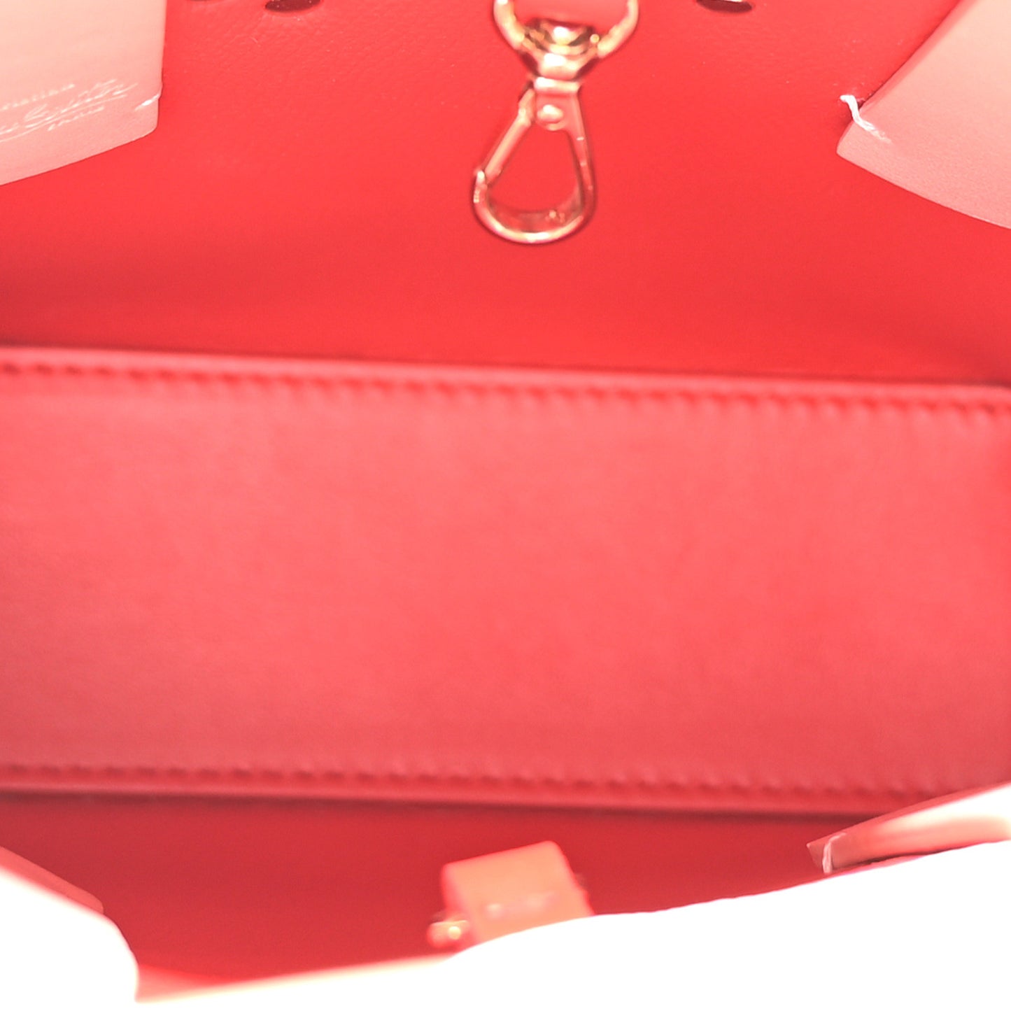 Calfskin Empire Spike Studded Mini North South Cabata Tote Rosy
