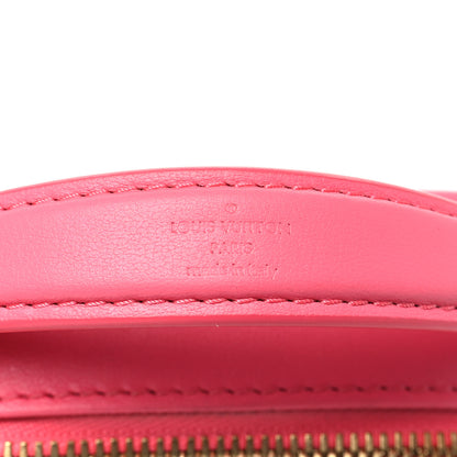 Louis Vuitton Calfskin Embroidered Monogram Pop My Heart Bag Pouch Dragon Fruit Pink 5 of 11