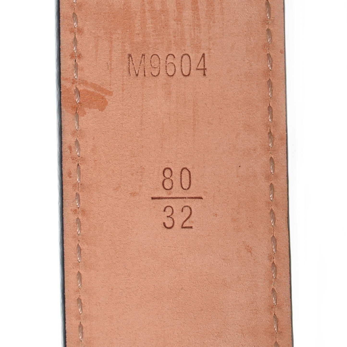 Epi Initials Belt 80 32 Black