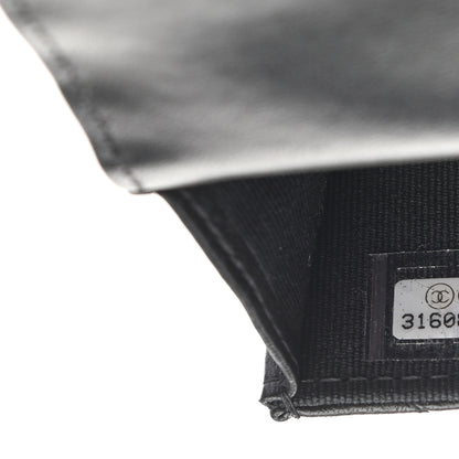 Chanel Lambskin Quilted CC Hook Card Holder Black 8 of 8