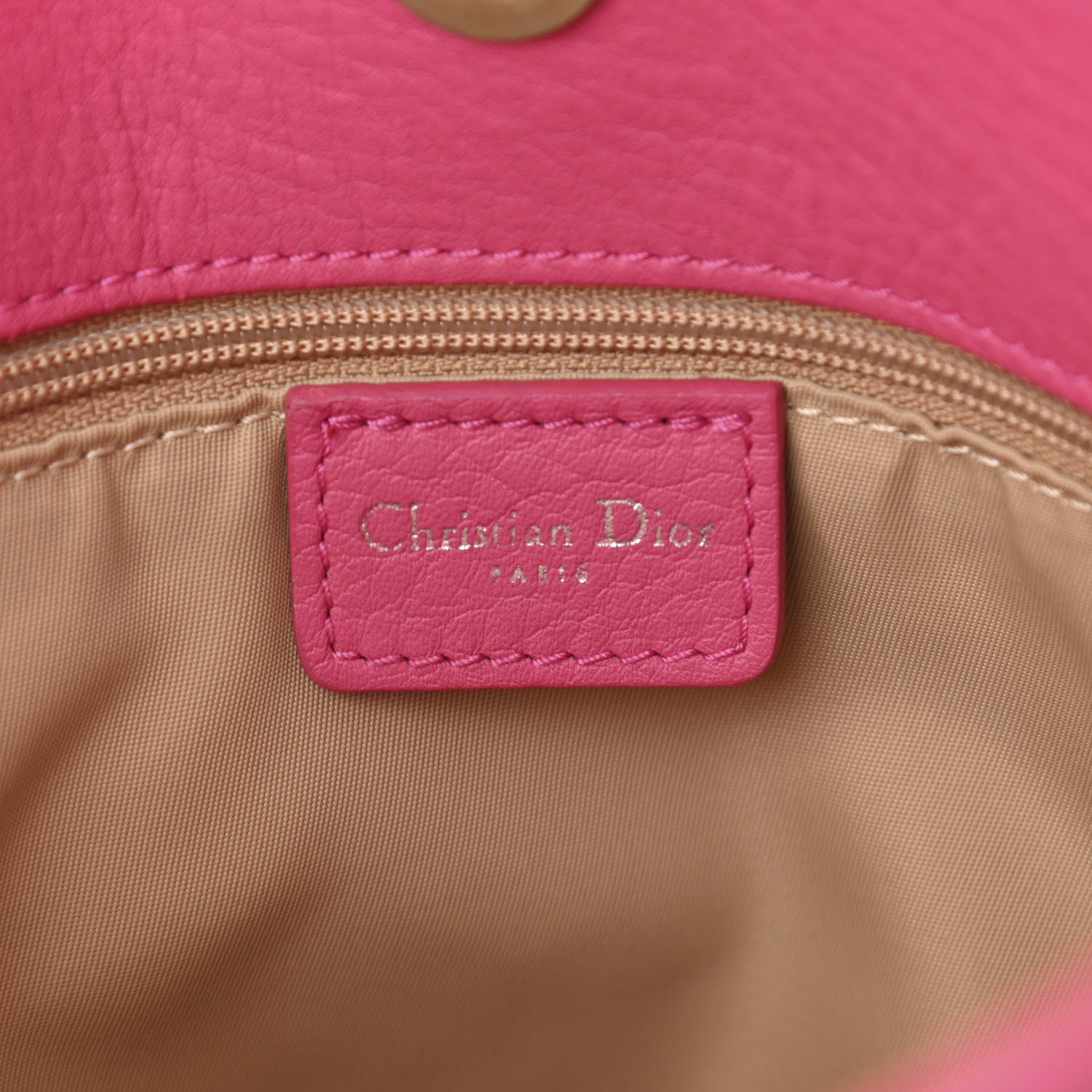 Christian Dior Monogram Street Chic Shoulder Bag Beige Pink 6 of 13