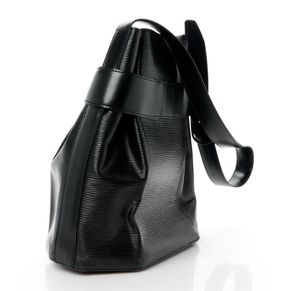 Louis Vuitton Epi Sac D'epaule Black 3 of 14