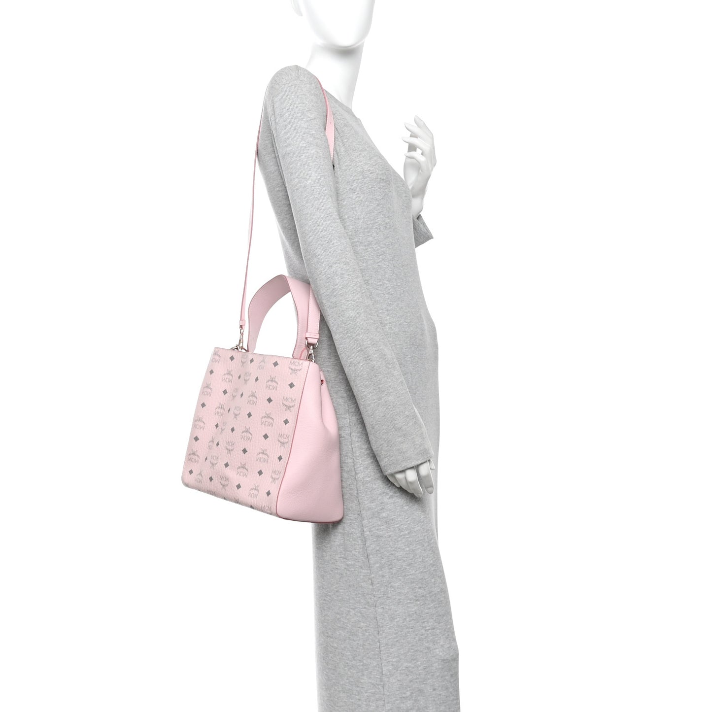 Visetos Medium Aren Hobo Powder Pink