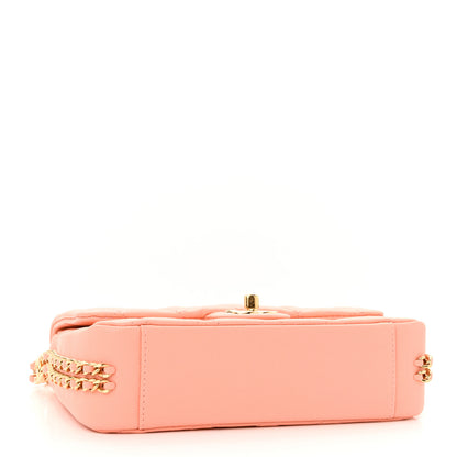 Chanel Caviar Quilted Mini CC You Flap Light Orange 4 of 11