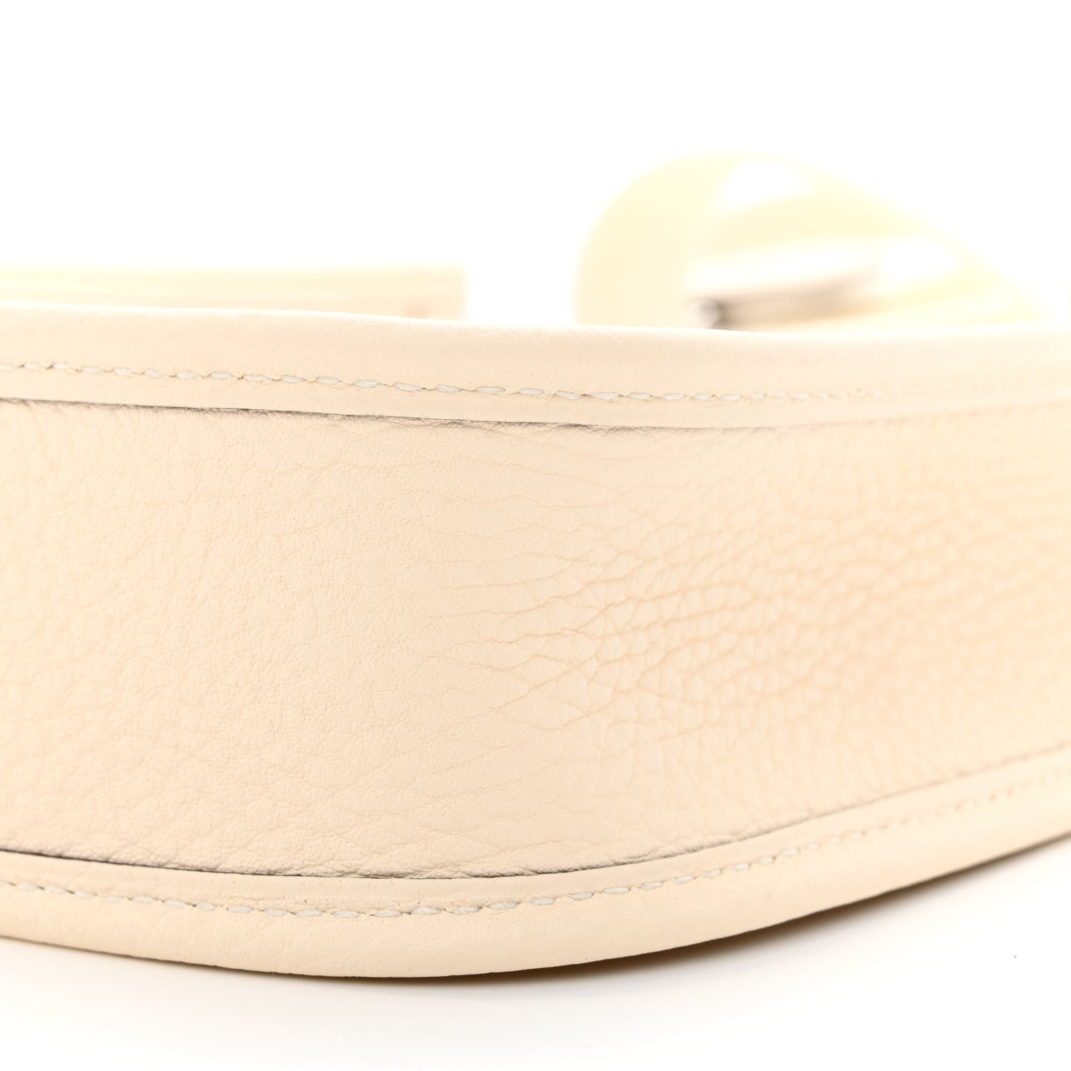 Hermes Taurillon Clemence Amazone Evelyne TPM Nata Craie 10 of 11