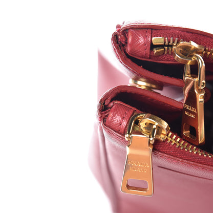 Prada Saffiano Lux Large Tote Fuoco 14 of 25