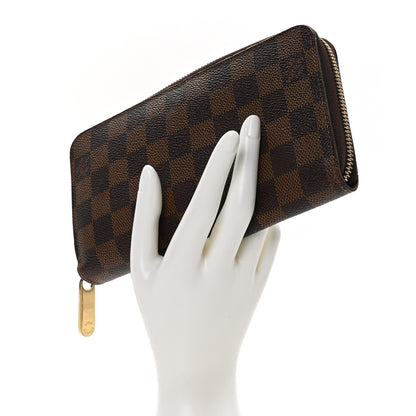Louis Vuitton Damier Ebene Zippy Wallet 2 of 9