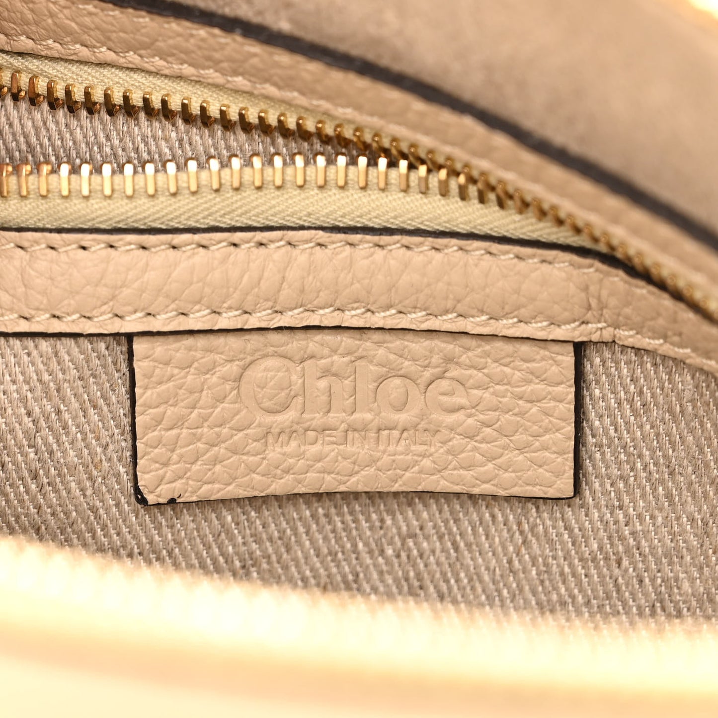 Calfskin Small Marcie Satchel Root Beige