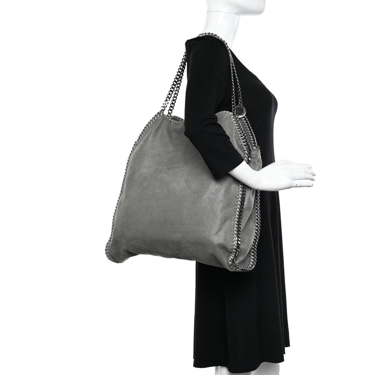 Shaggy Deer Big Falabella Tote Grey