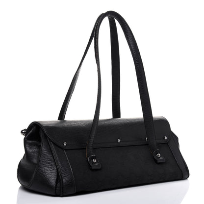 Gucci Monogram Bamboo Bullet Bag Black 3 of 31