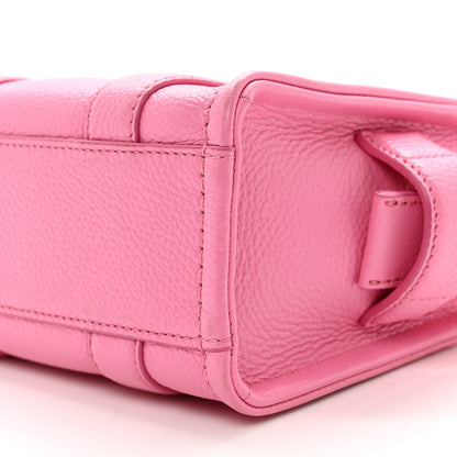 Marc Jacobs Grained Calfskin Mini The Tote Bag Candy Pink 9 of 11