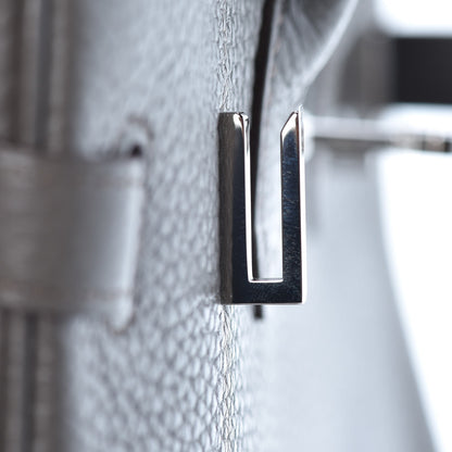 Hermes Taurillon Clemence Birkin 30 Etain 19 of 33