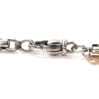 David Yurman Sterling Silver 14K Yellow Gold 5mm Box Chain Necklace 32" 5 of 6