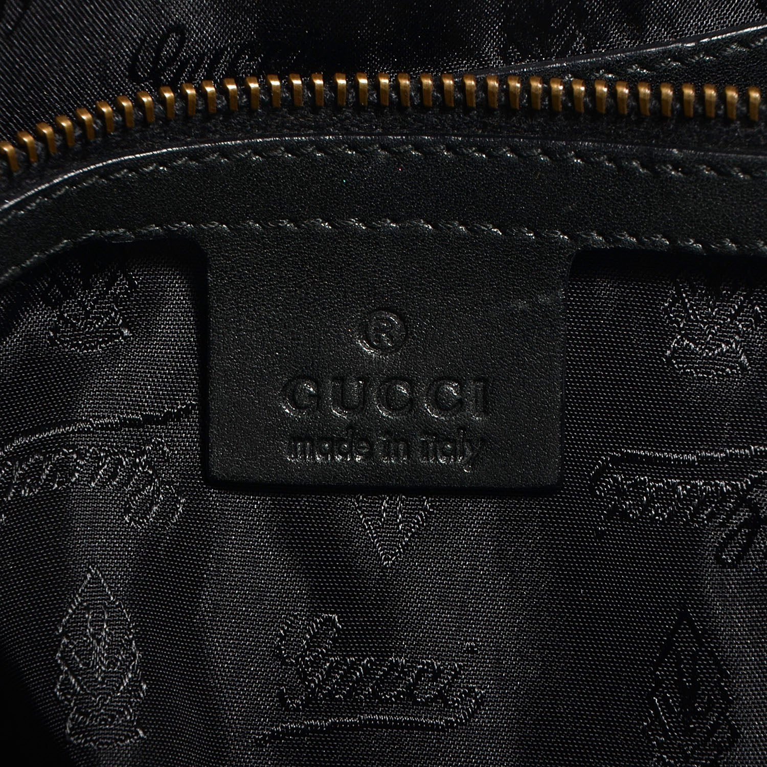 Gucci Leather Babouska Studded Medium Boston Black 6 of 8