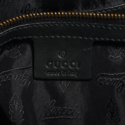 Gucci Leather Babouska Studded Medium Boston Black 6 of 8
