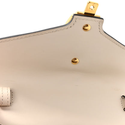 Gucci Calfskin Mini Sylvie Top Handle Bag White 13 of 16