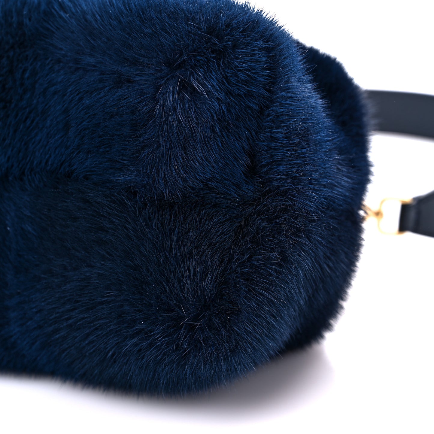 Mink Nappa Medium Fendi First Blue Black