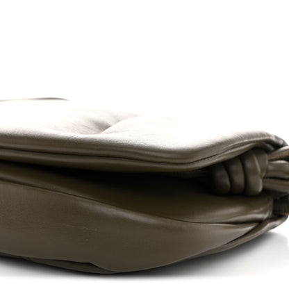 Loewe Shiny Nappa Calfskin Paseo Satchel Dark Khaki 10 of 10