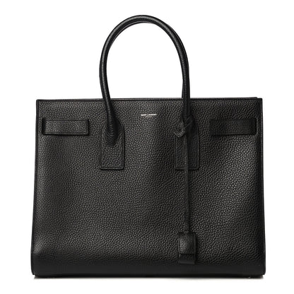 Saint Laurent Grained Calfskin Large Sac De Jour Carryall Black 2 of 9