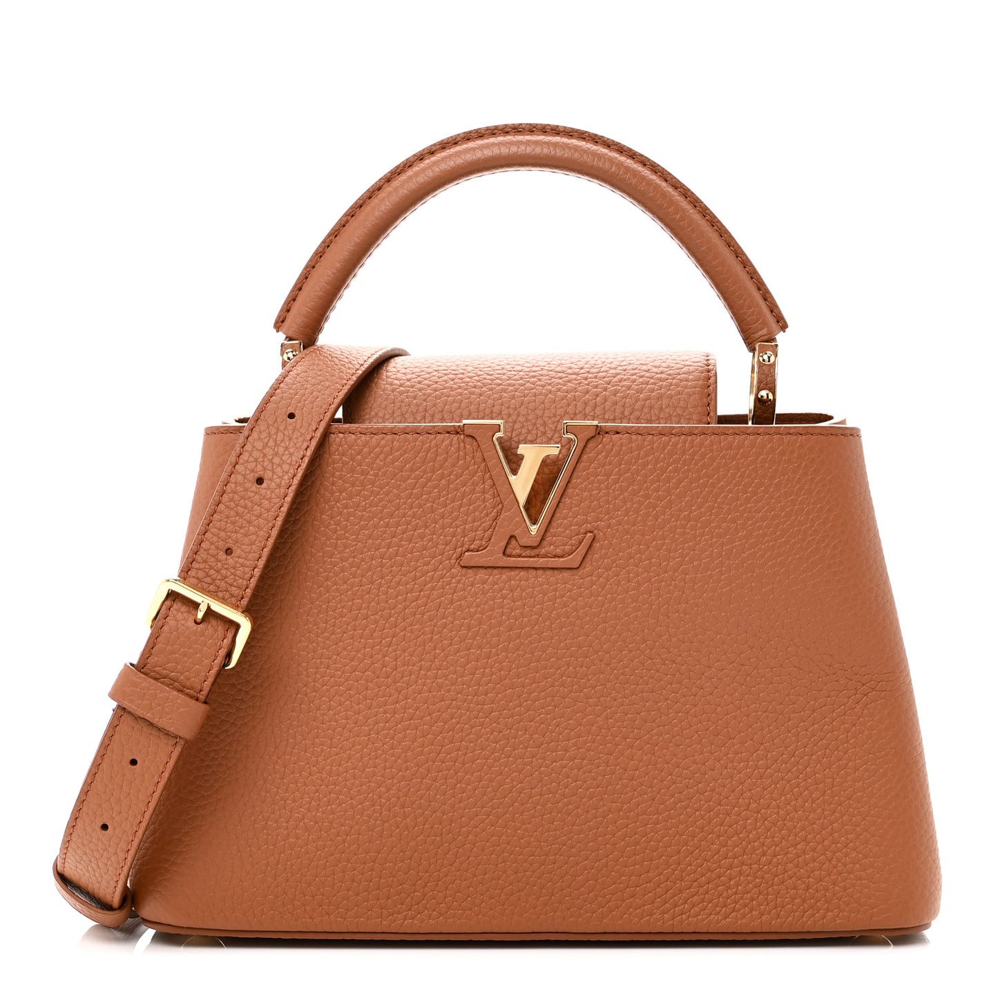 Taurillon Capucines BB Tan