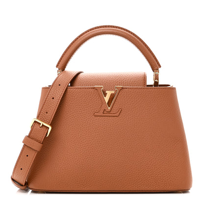 Louis Vuitton Taurillon Capucines BB Tan 1 of 9