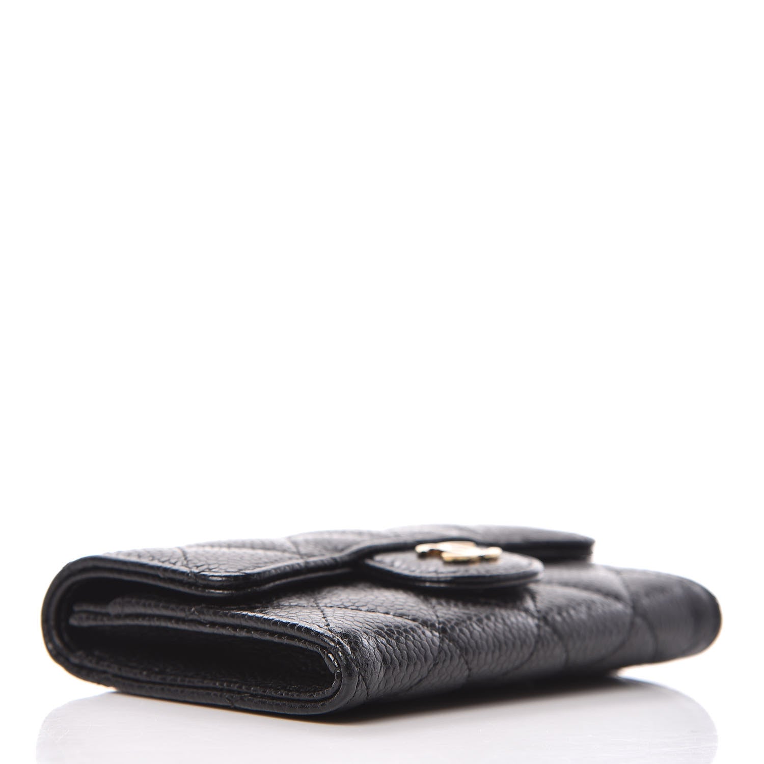 Chanel Caviar Quilted Flap Card Holder Black 4 of 8