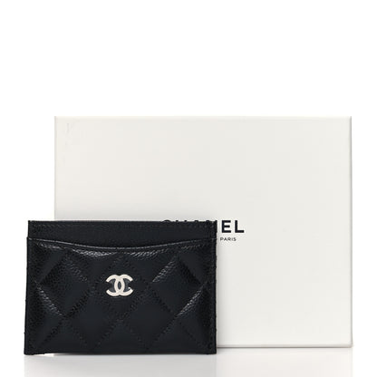 Chanel Caviar Quilted Card Holder Black 10 of 10