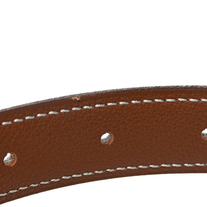 Hermes Box Togo 24mm Mini Constance H Belt 80 32 Black Gold 5 of 7