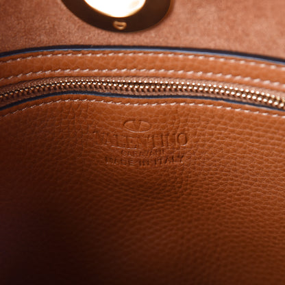 Valentino Garavani Vitello Eye On You Bucket Bag Brown 6 of 8