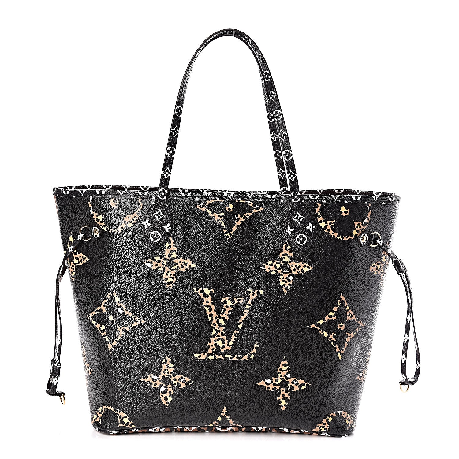 Louis Vuitton Monogram Giant Jungle Neverfull MM Black 3 of 11