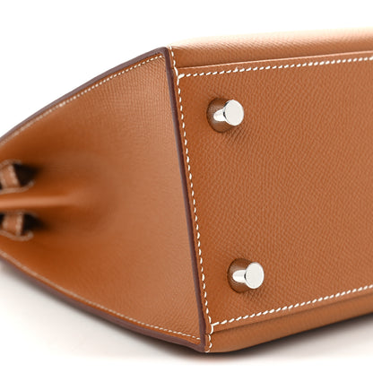 Hermes Epsom Kelly Sellier 25 Gold 9 of 11