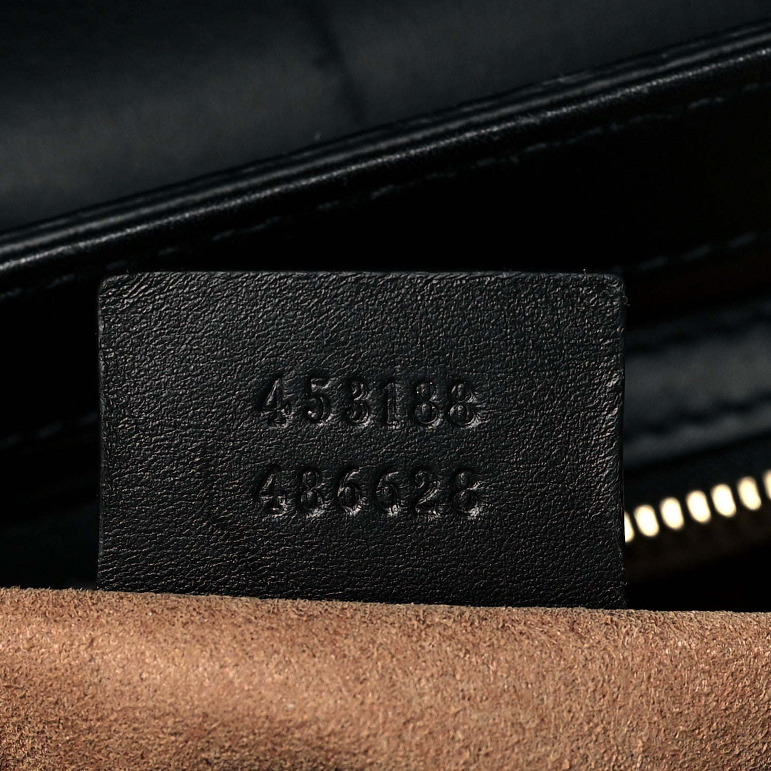 Gucci GG Supreme Monogram Calfskin Small Padlock Top Handle Bag Beige Black Cuir 6 of 11