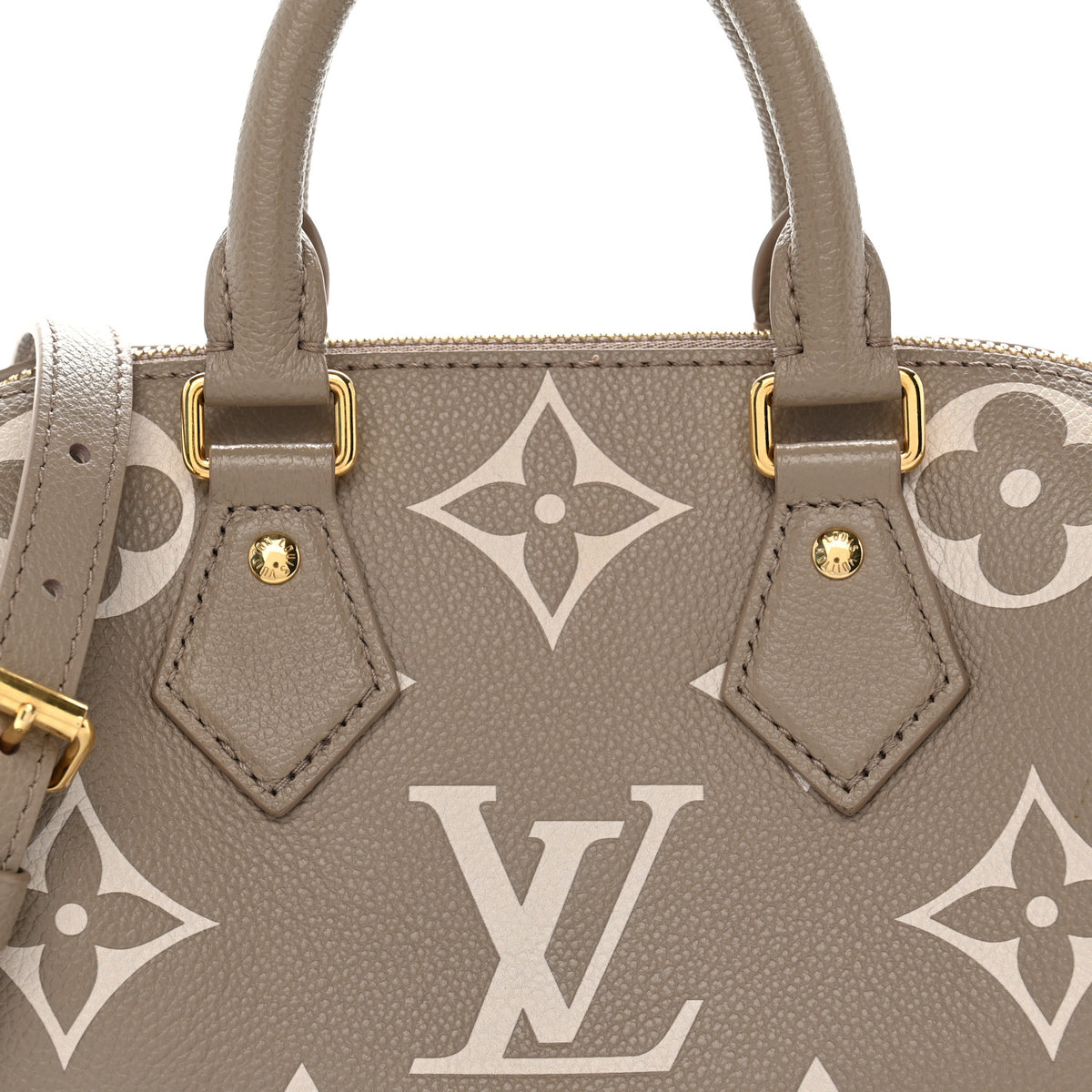 Empreinte Monogram Giant Speedy Bandouliere 20 Creme Beige