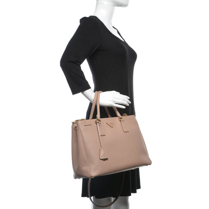 Prada Saffiano Medium Galleria Double Zip Tote Cammeo 3 of 18