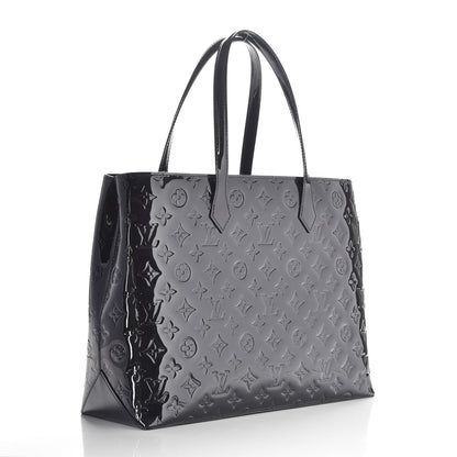 Louis Vuitton Vernis Wilshire MM Blue Infini 3 of 7