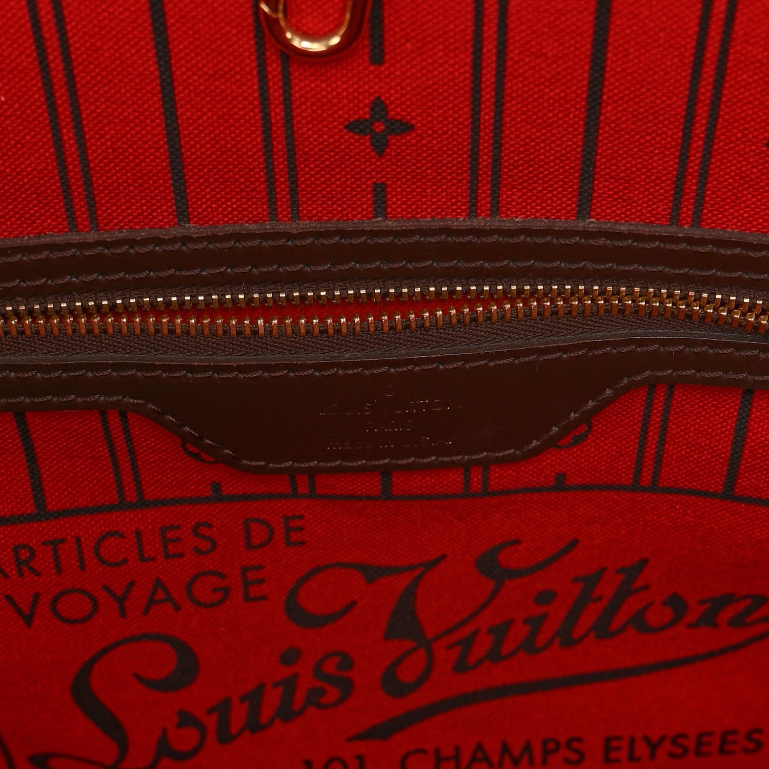 Louis Vuitton Damier Ebene Neverfull PM 6 of 9