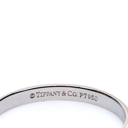 Tiffany Platinum 2mm Classic Wedding Band Ring 53 6.5 4 of 5