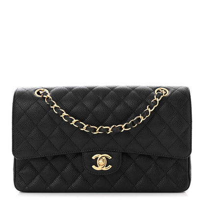 Chanel Caviar Quilted Medium Double Flap Black 1 of 11