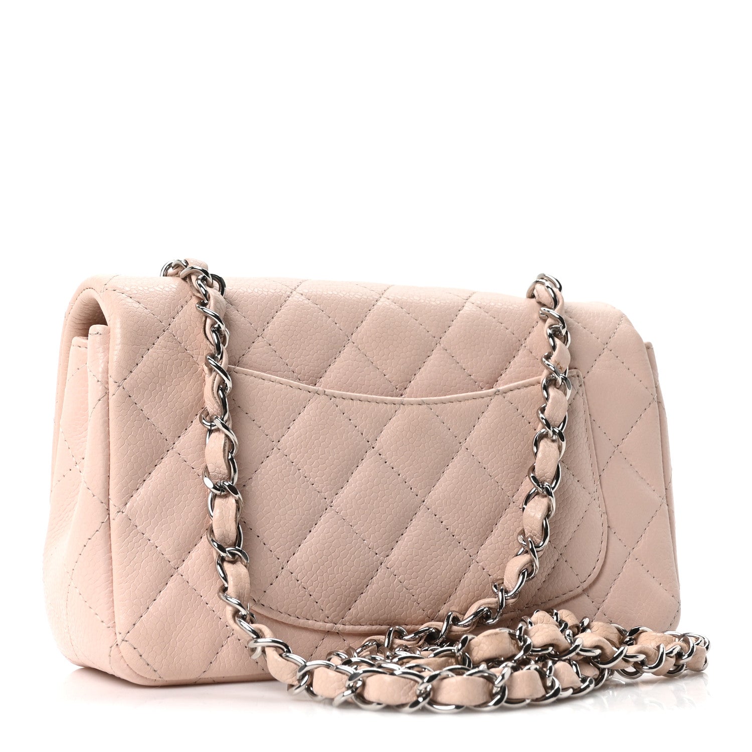 Chanel Caviar Quilted Mini Rectangular Flap Light Pink 3 of 10