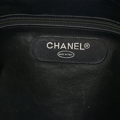Chanel Canvas Calfskin XL Weekender Bag Black 6 of 11