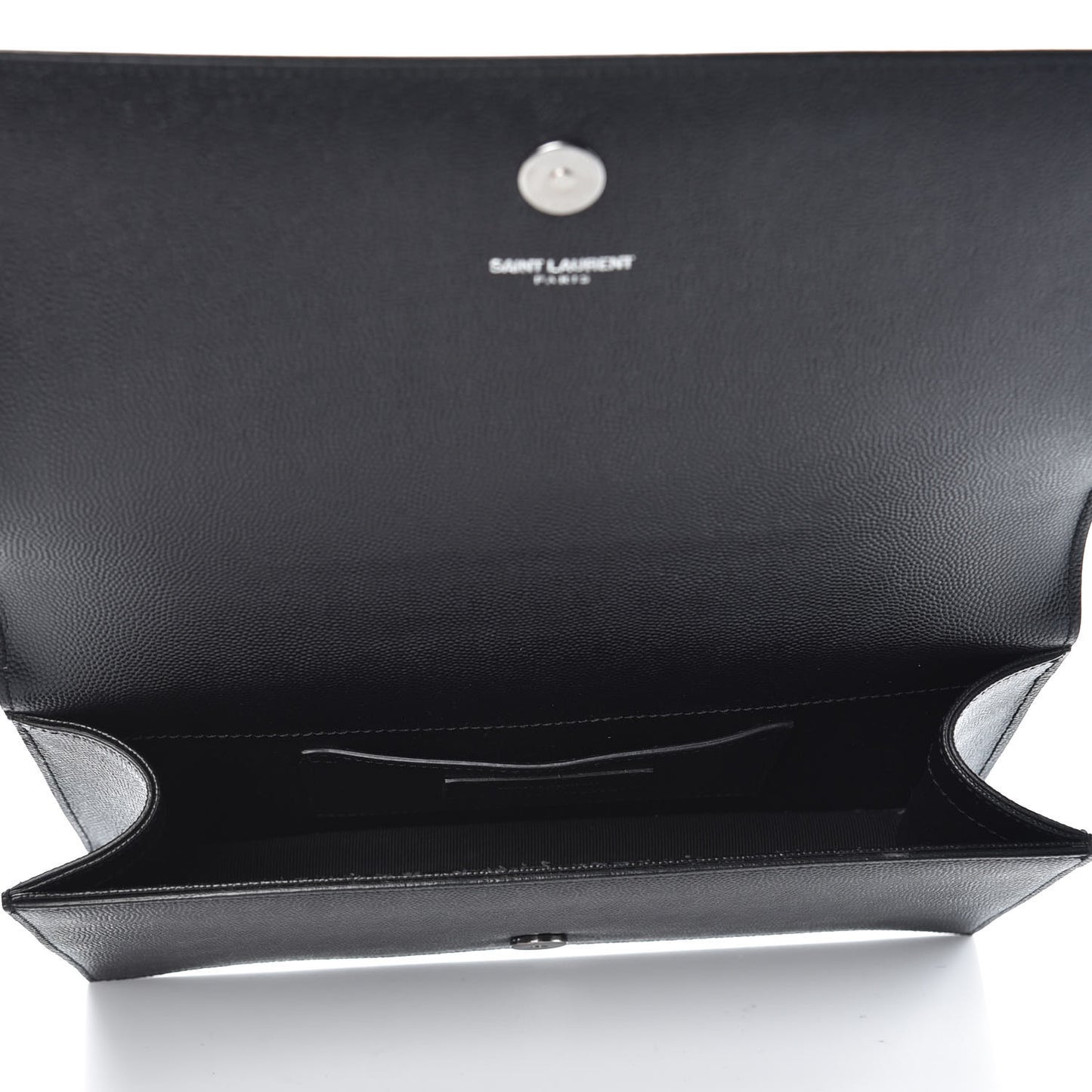 Grain De Poudre Classic Monogram Kate Clutch Black
