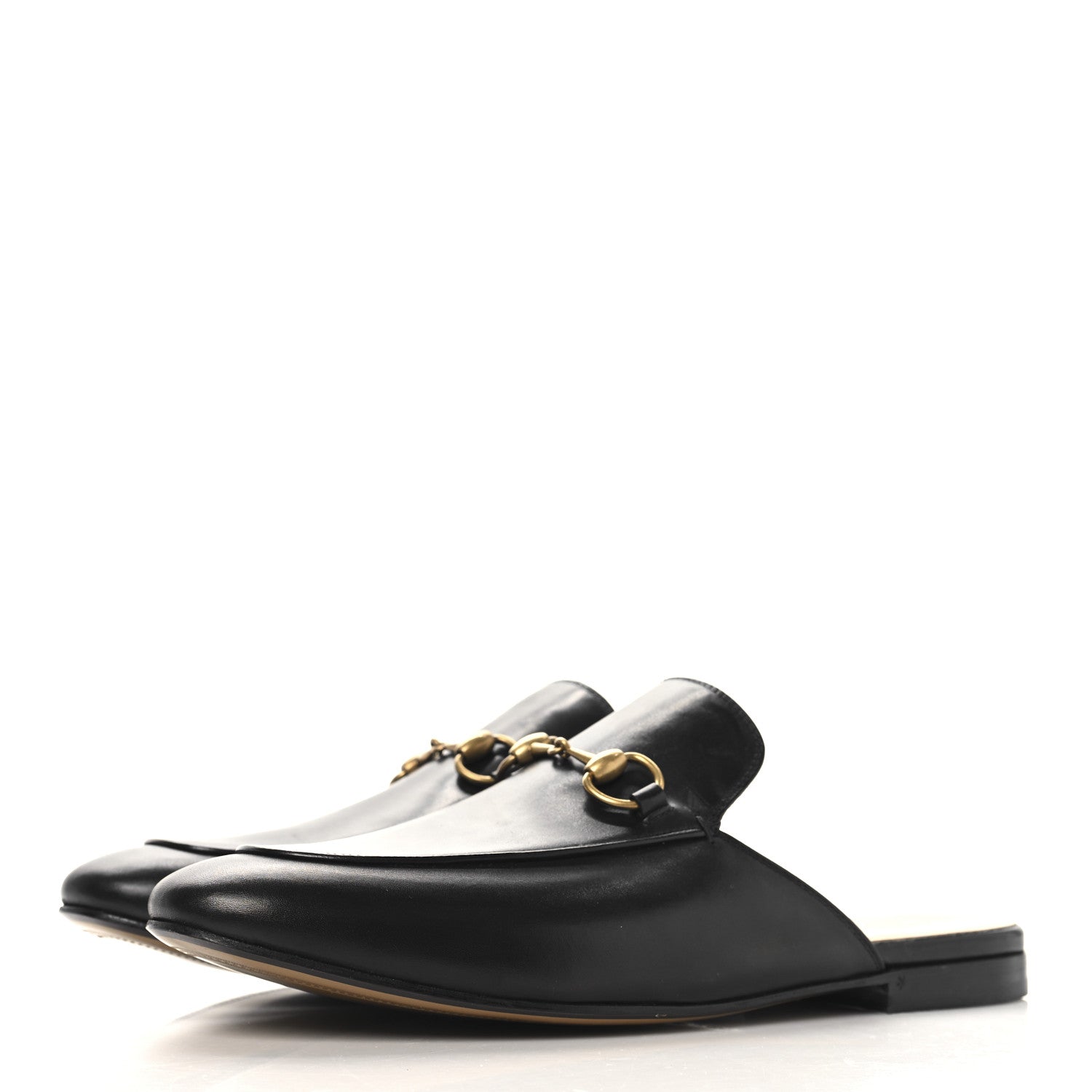 Gucci Calfskin Mens Princetown Slippers 8.5 Black 4 of 9