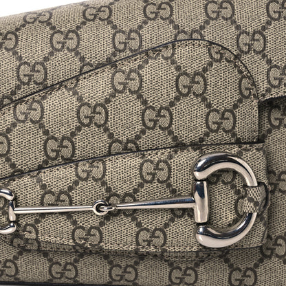 Gucci Monogram Small Horsebit 1955 Asymmetric Shoulder Bag 8 of 11
